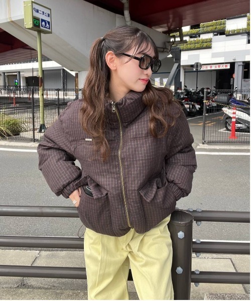 JEANASIS（ジーナシス）の「リバーシブルボリュームスタンドパファー