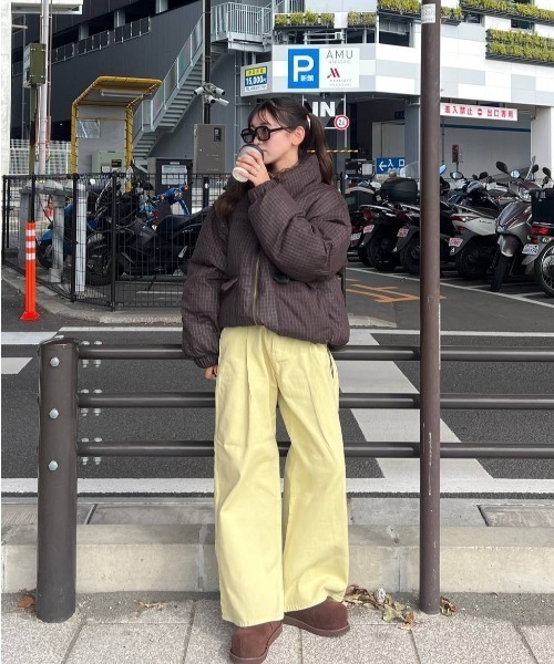 JEANASIS（ジーナシス）の「リバーシブルボリュームスタンドパファー