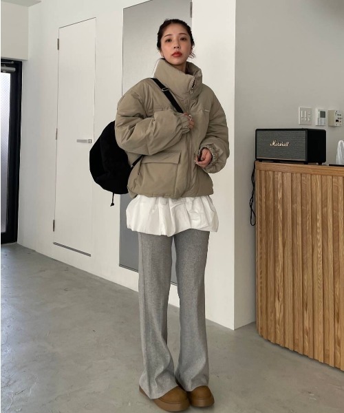 JEANASIS（ジーナシス）の「リバーシブルボリュームスタンドパファー