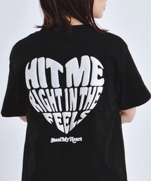 【MODISH GAZE】7.4スーパーヘビーオンス 発泡プリント グラフィックロゴ Tシャツ