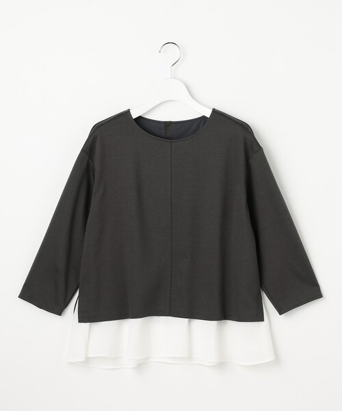 J.PRESS Ladies(J.プレス レディス)の「コンパクトポンチ カットソー(Tシャツ/カットソー・レディース・ダルブルー系/ベージュ系/ピンク系/グレー系・SMALL)」の16枚目の写真