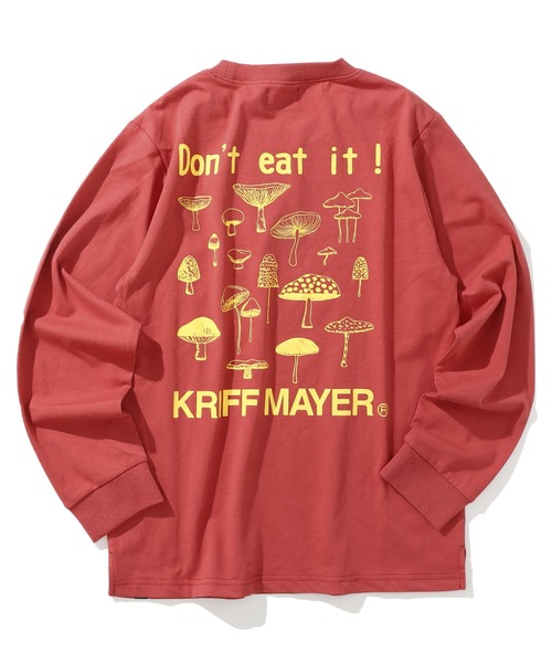 KRIFF MAYER Kid's Collection（クリフメイヤーキッズコレクション）の「【保温機能】ぬくテクロンT（キノコ）（Tシャツ/カットソー・キッズ・オフホワイト/グリーン/レッド/ネイビー・120/130/140/150/160/170）」の20枚目の写真
