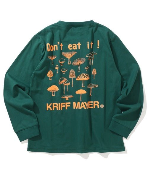 KRIFF MAYER Kid's Collection（クリフメイヤーキッズコレクション）の「【保温機能】ぬくテクロンT（キノコ）（Tシャツ/カットソー・キッズ・オフホワイト/グリーン/レッド/ネイビー・120/130/140/150/160/170）」の22枚目の写真