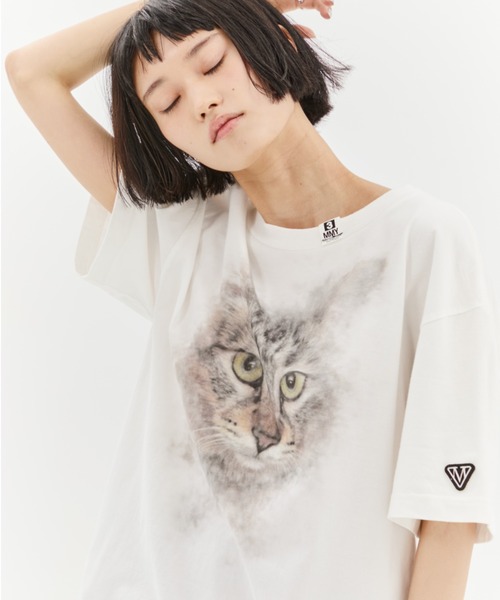 解体と再生! MIHARA YASUHIRO ブリーチキャットプリント Tシャツ Maison MIHARA YASUHIRO ONLINE STORE（ミハラヤスヒロ