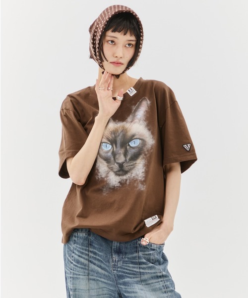 むーさん　専用 MIHARA YASUHIRO/ミハラヤスヒロ】CAT PRINTED TEE/キャット