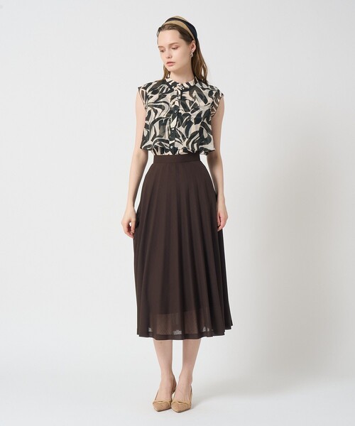 ANAYI（アナイ）の「【セットアップ対応商品】アートリーフノースリ 