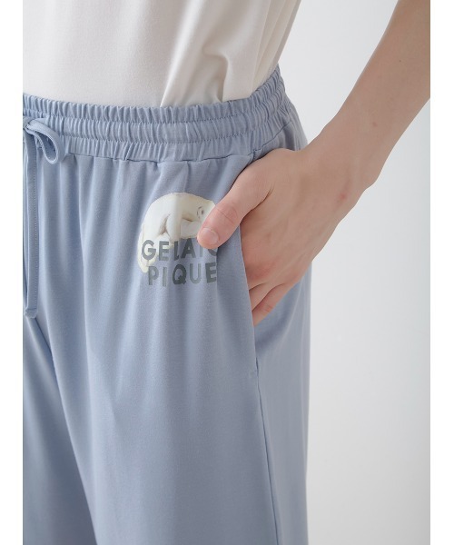 gelato pique（ジェラートピケ）の「【HOMME】レーヨンクッキーアイスサンドハーフパンツ（ルームウェア/パジャマ・メンズ・ブルー/ネイビー・M/L）」の11枚目の写真