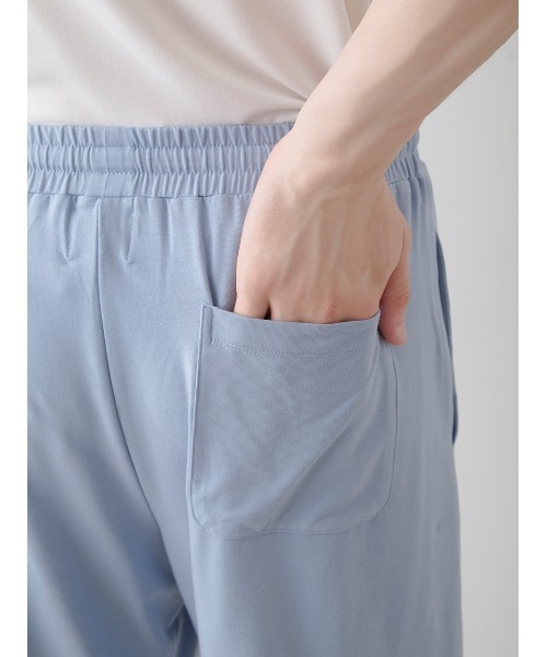 gelato pique（ジェラートピケ）の「【HOMME】レーヨンクッキーアイスサンドハーフパンツ（ルームウェア/パジャマ・メンズ・ブルー/ネイビー・M/L）」の13枚目の写真