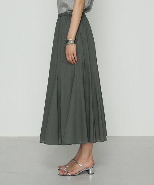 COMME CA（コムサ）の「80ナチュラルローン スカート（スカート・レディース・キャメル/グリーン・11号/9号）」の10枚目の写真