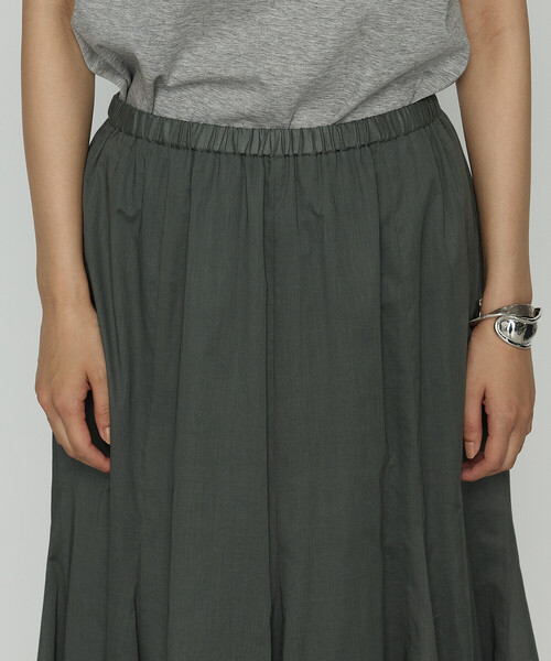 COMME CA（コムサ）の「80ナチュラルローン スカート（スカート・レディース・キャメル/グリーン・11号/9号）」の12枚目の写真