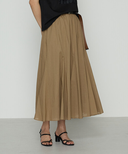 COMME CA（コムサ）の「80ナチュラルローン スカート（スカート・レディース・キャメル/グリーン・11号/9号）」の19枚目の写真