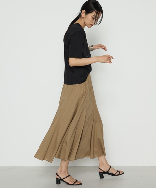 COMME CA（コムサ）の「80ナチュラルローン スカート（スカート・レディース・キャメル/グリーン・11号/9号）」の18枚目の写真