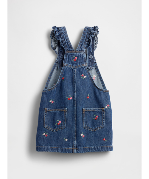 GAP(ギャップ)の「デニム ラッフルフリル サロペットスカート (幼児・ベビー)(ワンピース・キッズ・マルチ・80cm/90cm/110cm/105cm/100cm/95cm/70cm)」の4枚目の写真