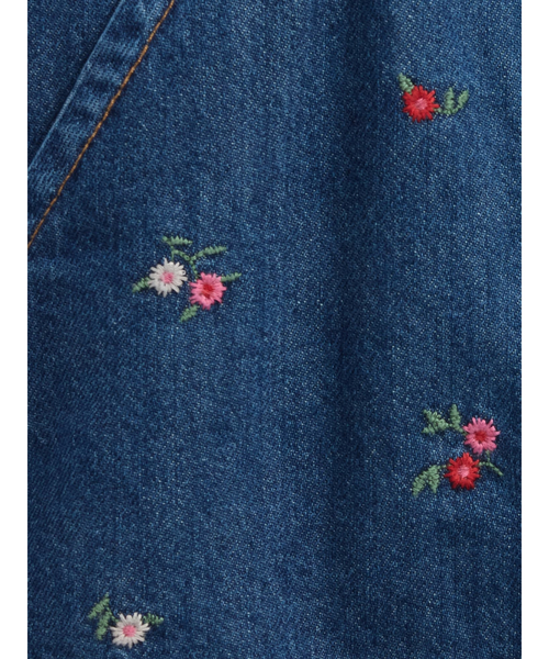GAP(ギャップ)の「デニム ラッフルフリル サロペットスカート (幼児・ベビー)(ワンピース・キッズ・マルチ・80cm/90cm/110cm/105cm/100cm/95cm/70cm)」の5枚目の写真