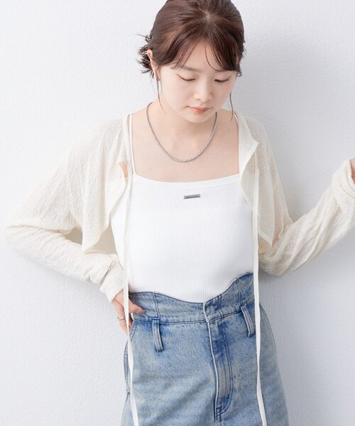 misha&puff ニットキャミソール Misha & Puff - misha and puff コットンニット キャミソール 3y