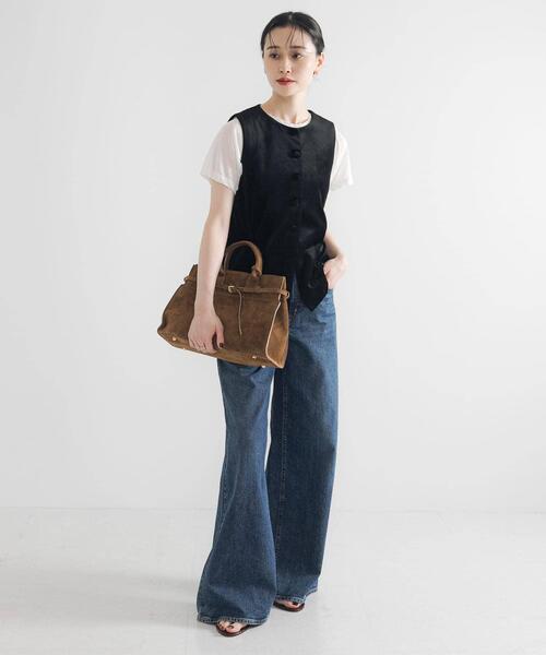 Levi's（リーバイス）の「Levi’s　Exclusive 728 HR WIDE LEG（デニムパンツ・レディース・インディゴブルー・28/27/26/25）」の5枚目の写真