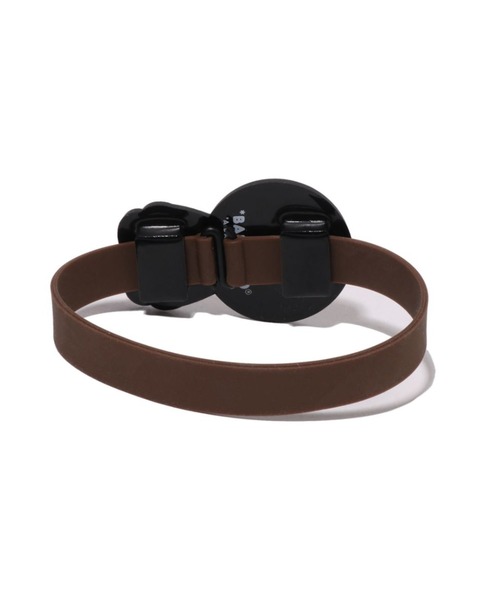 A BATHING APE（アベイシングエイプ）の「BABY MILO SMARTPHONE BAND MOBILE（スマホグッズ・メンズ・ブラウン・FREE）」の2枚目の写真