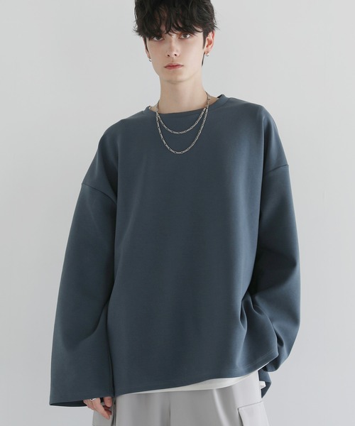 セール】コットンポンチロングTシャツ（Tシャツ/カットソー）｜LILL