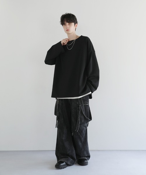 コットンポンチロングTシャツ（Tシャツ/カットソー）｜LILL（リル）の