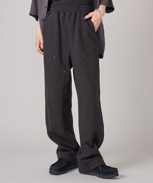 セール】SHIPS NINE CASE:〈洗濯機可能〉裏毛 ダブルニー パンツ