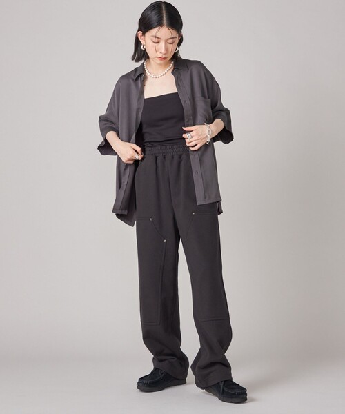 セール】SHIPS NINE CASE:〈洗濯機可能〉裏毛 ダブルニー パンツ