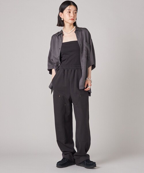 セール】SHIPS NINE CASE:〈洗濯機可能〉裏毛 ダブルニー パンツ