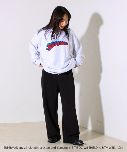 GOOD ROCK SPEED（グッドロックスピード）の「【GOOD ROCK SPEED】ロゴスウェット / BATMAN / SUPERMAN（スウェット・メンズ・ブラック/アッシュグレー・M/L）」の11枚目の写真