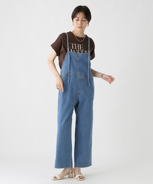 Elura（エルーラ）の「大人デニムサロペット/579980（サロペット/オーバーオール・レディース・ライトブルー/ブルー・FREE）」の3枚目の写真