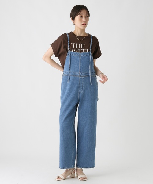 Elura（エルーラ）の「大人デニムサロペット/579980（サロペット/オーバーオール・レディース・ライトブルー/ブルー・FREE）」の4枚目の写真