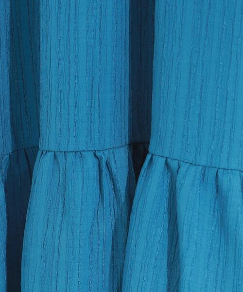 DRESKIP（ドレスキップ）の「【S-LL】後ろ姿も抜かりなく 1枚でサマ見え ティアードワンピース（ワンピース・レディース・ブルー系その他/ブラック/ダークブラウン・04/03/02/01）」の15枚目の写真