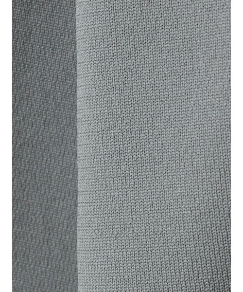 mizuiroind（ミズイロインド）の「mizuiro ind ジップフードニットプルオーバー（Tシャツ/カットソー・レディース・ブラック/ライトグレー/ネイビー・FREE）」の6枚目の写真