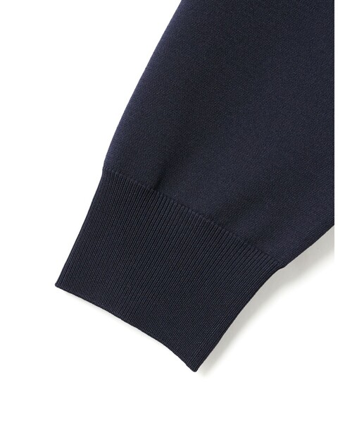 mizuiroind（ミズイロインド）の「mizuiro ind ジップフードニットプルオーバー（Tシャツ/カットソー・レディース・ブラック/ライトグレー/ネイビー・FREE）」の18枚目の写真