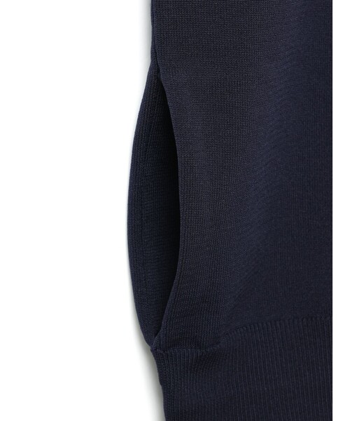 mizuiroind（ミズイロインド）の「mizuiro ind ジップフードニットプルオーバー（Tシャツ/カットソー・レディース・ブラック/ライトグレー/ネイビー・FREE）」の19枚目の写真