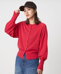 グリーンレーベルリラクシング　ピンク カーディガン グリーンレーベルリラクシング カーディガン ピンク パープル