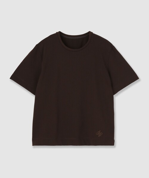 ANAYI(アナイ)の「コットン天竺刺繍プルオーバー(Tシャツ/カットソー・レディース・ブラック/ブルー/ホワイト/ブラウン・38/36)」の5枚目の写真
