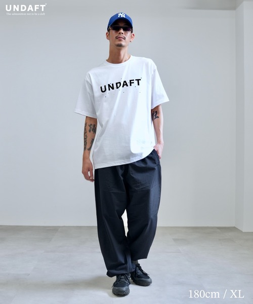 BASIS(ベイシス)の「UNDAFT ドットロゴTシャツ(Tシャツ/カットソー・メンズ・ホワイト・MEDIUM/LARGE/X-LARGE)」の8枚目の写真