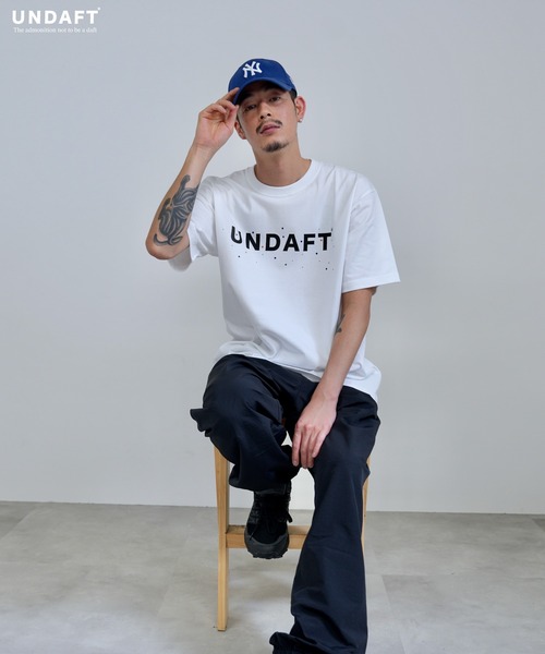 BASIS(ベイシス)の「UNDAFT ドットロゴTシャツ(Tシャツ/カットソー・メンズ・ホワイト・MEDIUM/LARGE/X-LARGE)」の9枚目の写真