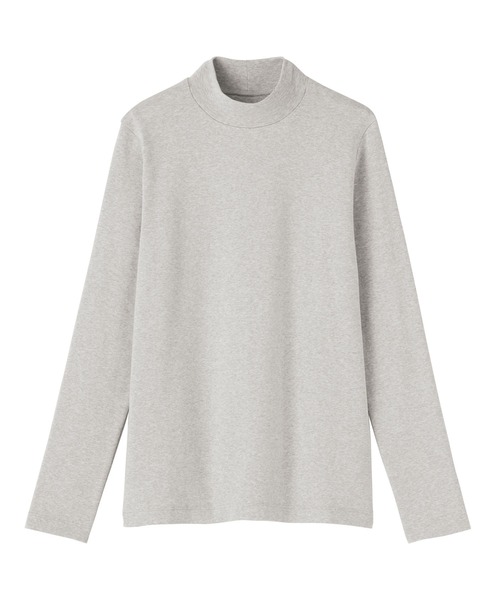 無印良品（ムジルシリョウヒン）の「婦人　起毛フライス編みハイネック長袖Ｔシャツ（Tシャツ/カットソー・レディース・ライトイエロー/ライトグレー/ホワイト/ブラック系/ホワイト系/ブラック・S/XL/L/M）」の20枚目の写真