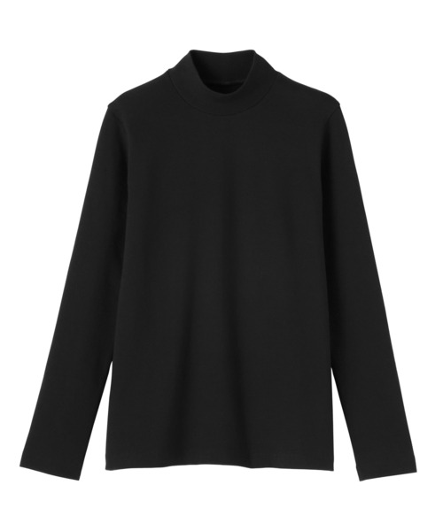 無印良品（ムジルシリョウヒン）の「婦人　起毛フライス編みハイネック長袖Ｔシャツ（Tシャツ/カットソー・レディース・ライトイエロー/ライトグレー/ホワイト/ブラック系/ホワイト系/ブラック・S/XL/L/M）」の14枚目の写真