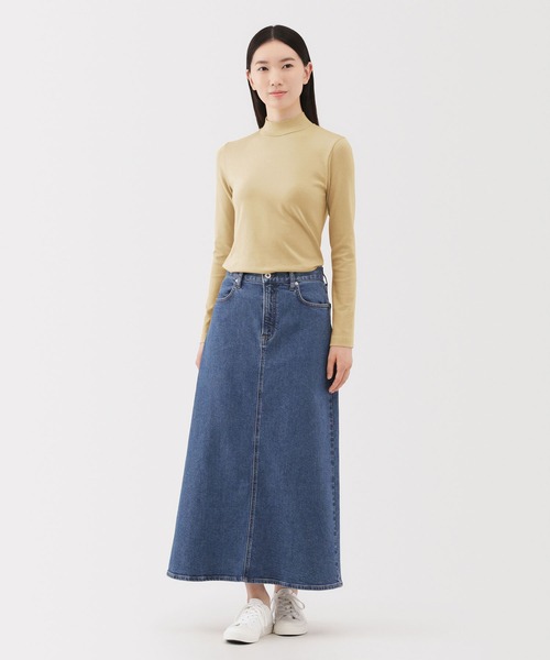 無印良品（ムジルシリョウヒン）の「婦人　起毛フライス編みハイネック長袖Ｔシャツ（Tシャツ/カットソー・レディース・ライトイエロー/ライトグレー/ホワイト/ブラック系/ホワイト系/ブラック・S/XL/L/M）」の19枚目の写真