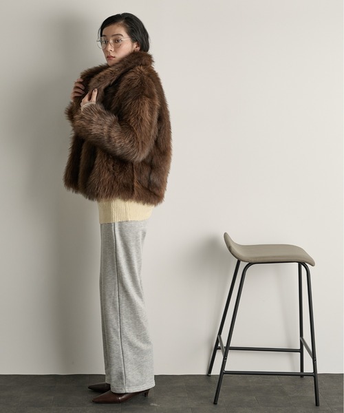 セール】襟付きエコファージャケット（その他アウター）｜THE YOn