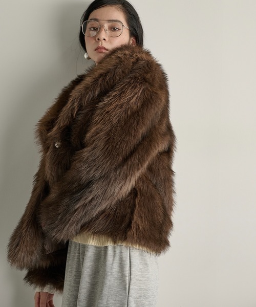 襟付きエコファージャケット（その他アウター）｜THE YOn（ザヨン）の