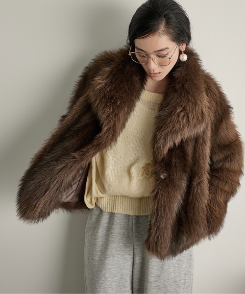 襟付きエコファージャケット（その他アウター）｜THE YOn（ザヨン）の