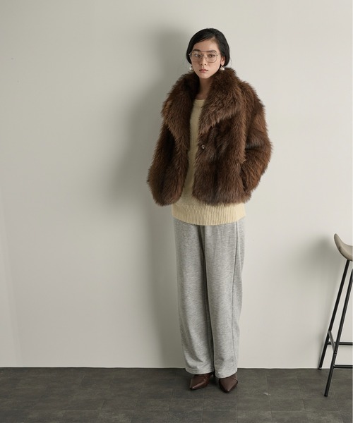 セール】襟付きエコファージャケット（その他アウター）｜THE YOn