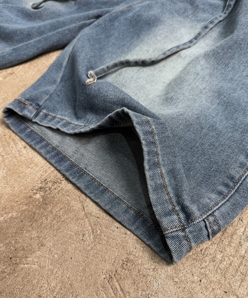 CALIFORNIA OUTFITTERS(カリフォルニア アウトフィッターズ)の「7E4 ウォッシュド デニムバギーショーツ(デニムパンツ・メンズ・ライトブルー/ブルー・S/M/L/XL)」の10枚目の写真