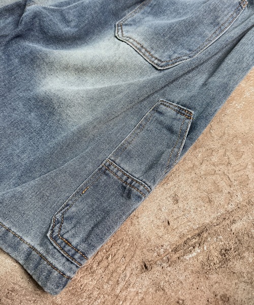 CALIFORNIA OUTFITTERS(カリフォルニア アウトフィッターズ)の「7E4 ウォッシュド デニムバギーショーツ(デニムパンツ・メンズ・ライトブルー/ブルー・S/M/L/XL)」の12枚目の写真