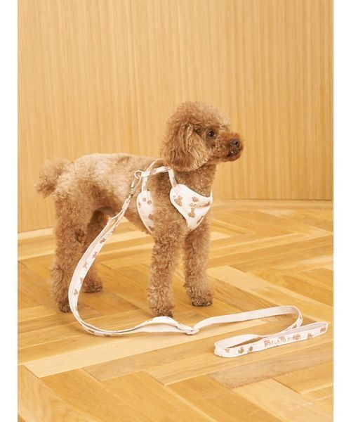 gelato pique(ジェラートピケ)の「【CAT&DOG】背中あきハーネス(リード/ハーネス/首輪・レディース・チャコールグレー/ブラウン・S/M/L)」の5枚目の写真
