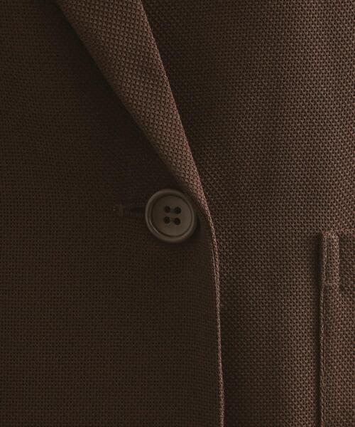 OPAQUE.CLIP(オペークドットクリップ)の「メッシュテーラードジャケット【洗濯機洗い可】(テーラードジャケット・レディース・ブラック/ブラウン系その他・38/40/42)」の10枚目の写真