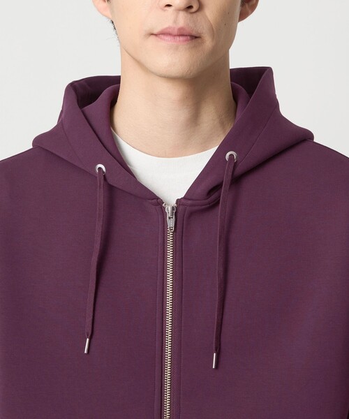 green label relaxing（グリーンレーベルリラクシング）の「ダンボール ジップ パーカー フーディー（パーカー・メンズ・ライトグレー/ダークグレー/ワインレッド・S/M/L/XL）」の13枚目の写真