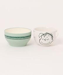 PEANUTS（ピーナッツ）の「PEANUTS/ピーナッツ 汁椀・茶碗セット　【MADE IN JAPAN】（食器）」